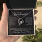 To My Soulmate | I Love You, Forever & Always - Forever Love Necklace